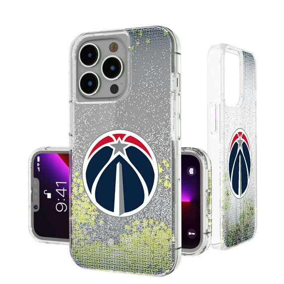Washington Wizards Linen Logo iPhone Glitter Case