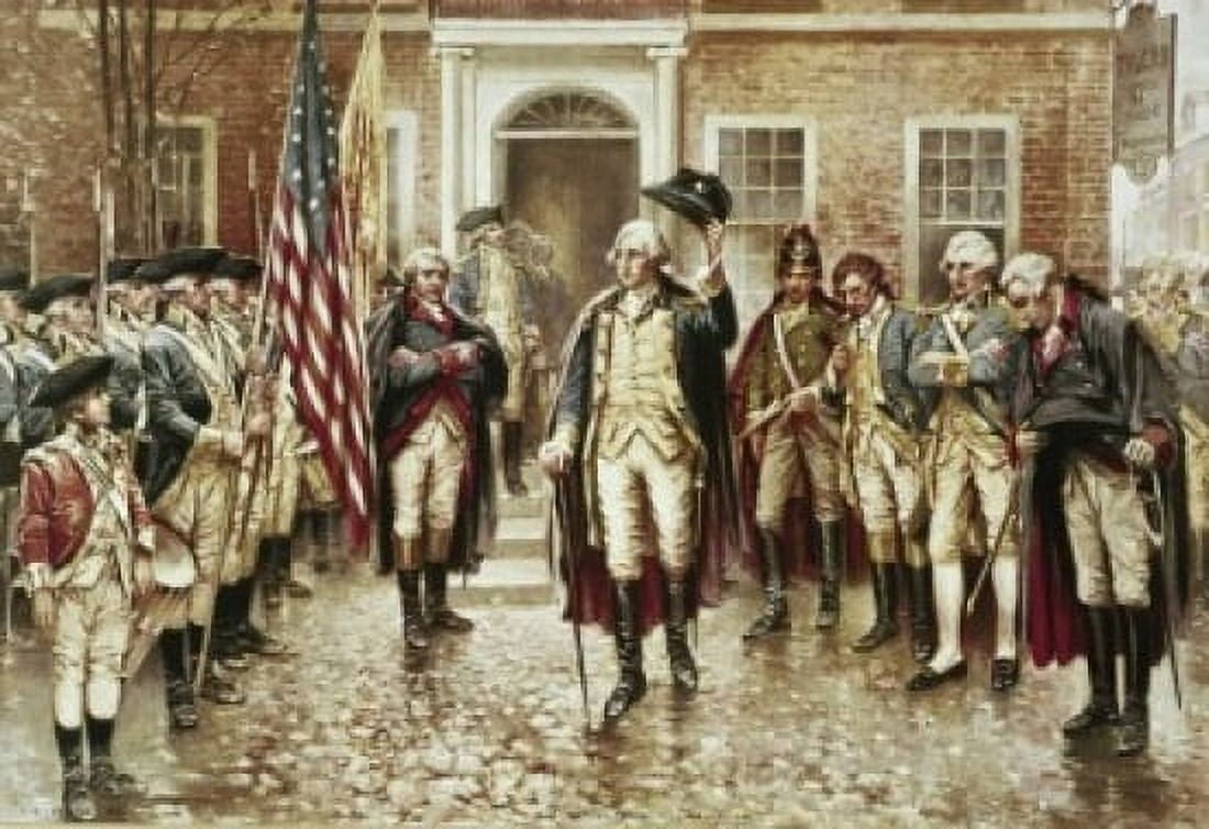 Washingtons Farewell to his Officers Edward Percy Moran (1862-1935American) Canvas Art - Edward Percy Moran (18 x 24)