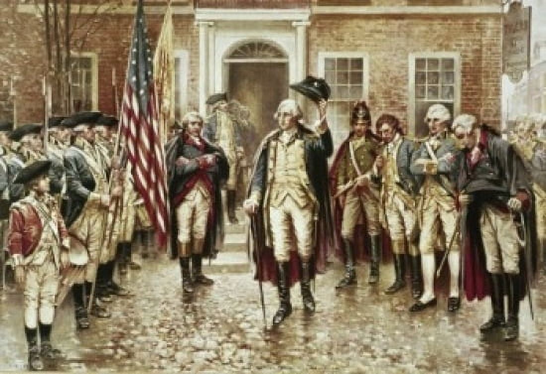 Washingtons Farewell to his Officers Edward Percy Moran (1862-1935American) Canvas Art - Edward Percy Moran (24 x 36)
