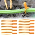 thumbnail image 1 of Washranp 100Pcs Plastic Plant Fixing Clips,Anti-winding Sharp Tip 2Forks Flower Strawberry Stolon Clamp Planting Tool, 1 of 6