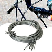 Washranp 10Pcs Stainless Steel Bike Brake Lines,Hard Cuttable High-end Core Professional Bicycle Brake Cable for MTB