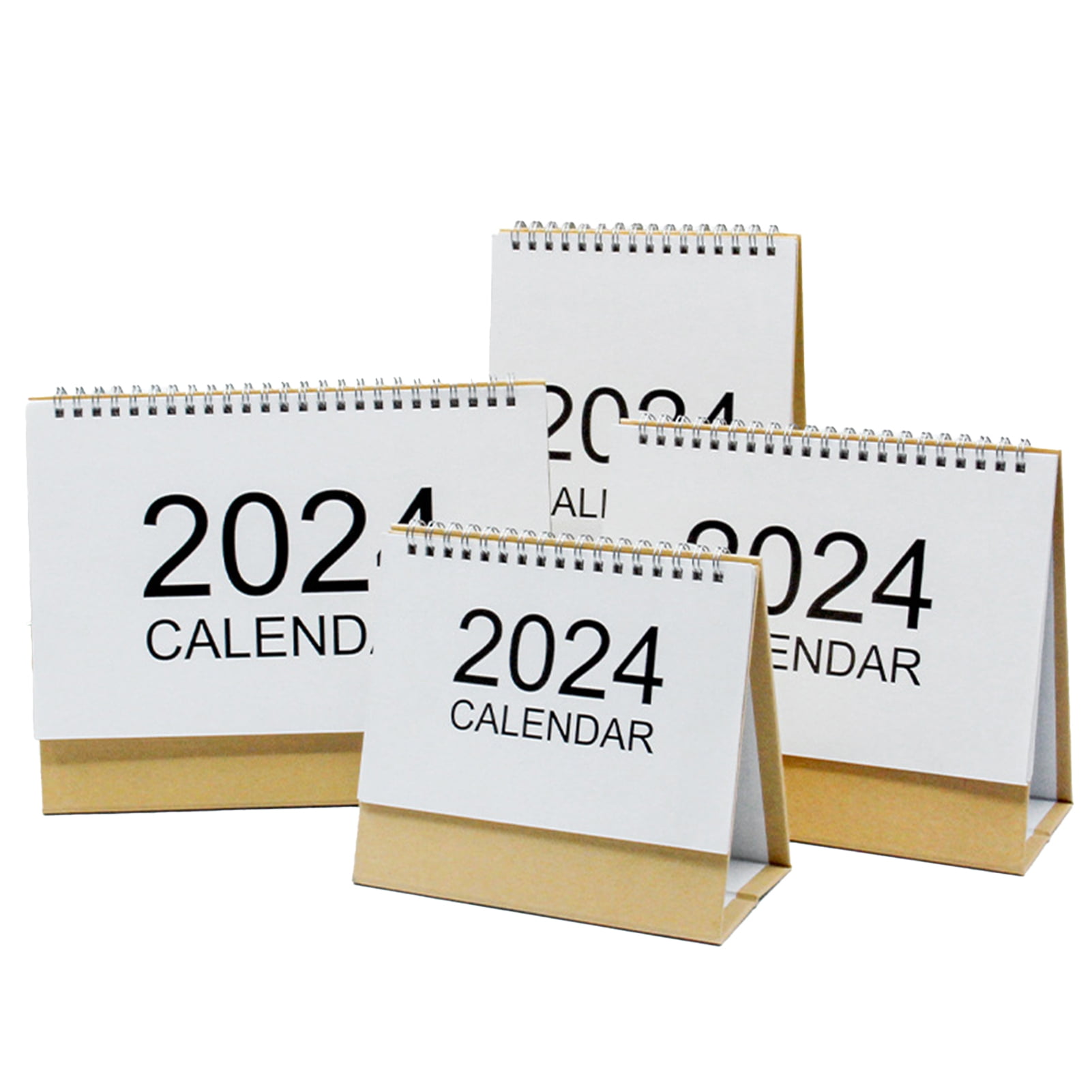 Washranp 2024 Desk Calendar,Mini Desk Tent Calendar Planner Standing ...