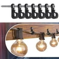thumbnail image 1 of Washranp 20Pcs Outdoor String Light Hanger Hooks with Screw,Anti-Rust Waterproof Hanging Christmas Light Hooks Clips Wall Patio Hooks Party Supplies, 1 of 7