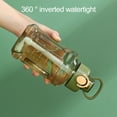 thumbnail image 1 of Washranp 28.74oz Water Bottle with Straw and Measure,Large Capacity Transparent Leakproof One-key Open Sport Travel Drinking Bottle, 1 of 6