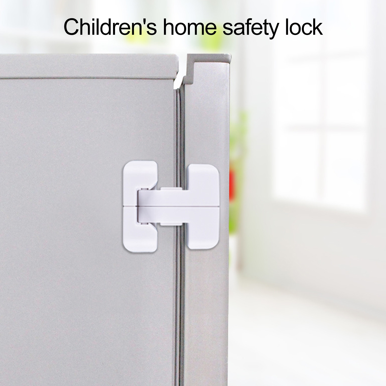 Washranp 2Pcs Baby Safety Fridge Lock,SelfAdhesive Heavy Duty Child