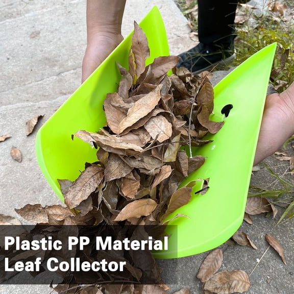 Washranp 2Pcs Leaf Hand Rakes Collector,Plastic Reusable Garden Scoop Lightweight Leaf Grabber Claws for Picking Up Leaves Grass Clippings and Garbage