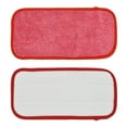 thumbnail image 1 of Washranp 2Pcs Reusable Mop Cloth Pad,Soft Washable Replacement Mop Rectangle Refills Pad for Dry and Wet Mopping, 1 of 3