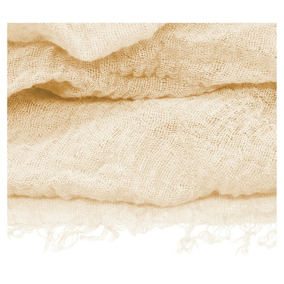 Washranp 35*71inch Cheesecloth Tablecloth,Solid Color Rustic Boho Style Gauze Fabric Table Runner for Dining Party Table Decor