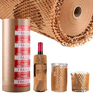 Honeycomb Cushioning Wrap Packaging Paper 16'' x 300FT Perforated + 20  Fragile