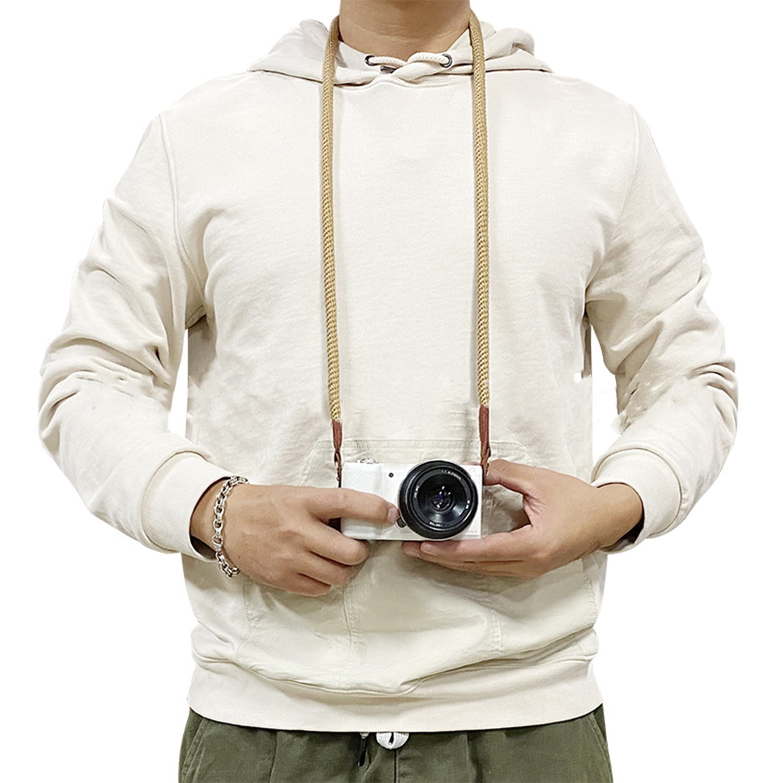 Camera Neck Rope Strap Washranp Camera Rope Strap,39inch Soft Cotton Camera Strap Vintage Neck ...