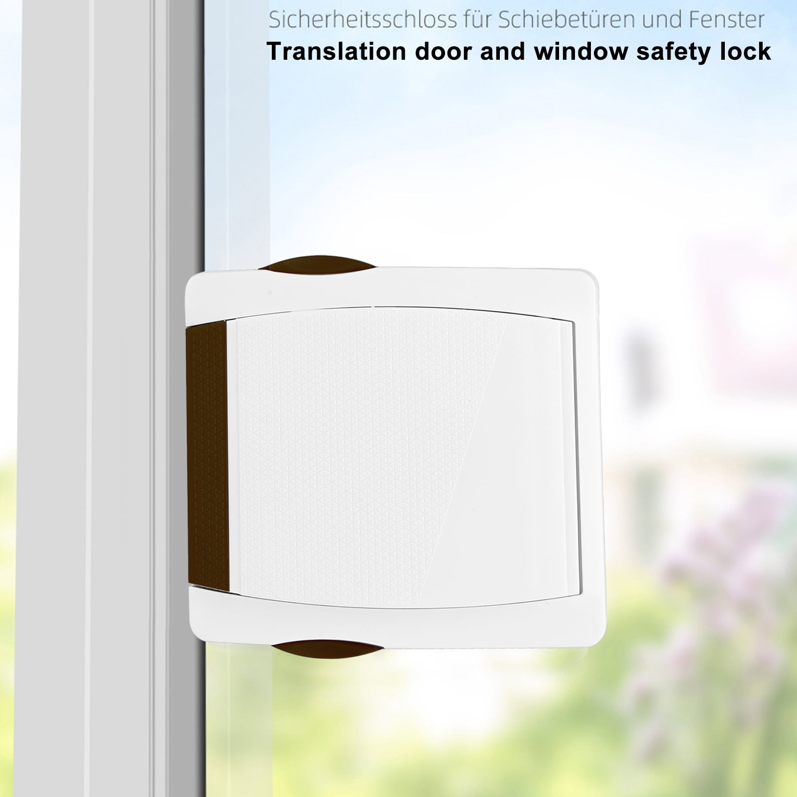 Washranp Child Safety Sliding Door Lock,Sliding Closet Door Lock No Drill Tools Needed for