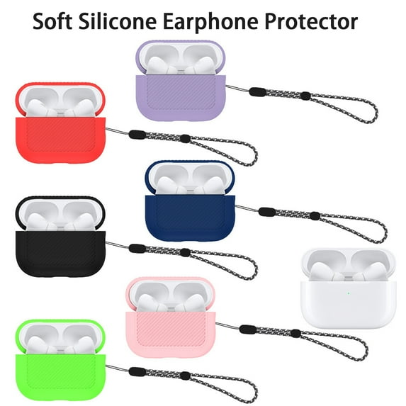 Washranp Compatible with Pro 2 Case Solid Color Oblique Stripe Soft Silicone Skin Case Cover Shock Absorbing Protective Case with Keychain