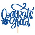 thumbnail image 1 of Washranp Congratulations 2024 Graduation Cake Topper,Glitter Congrats Grad Cake Decor for High School College Party Supplies, 1 of 8