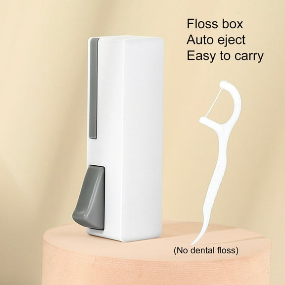 Washranp  Dental Floss Dispenser,ABS Portable Large Capacity Travel Adult Floss Holder Storage Box Home Supplies