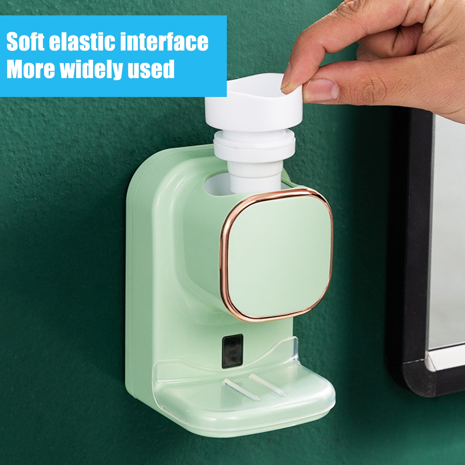 Washranp Electric Toothpaste Dispenser,Automatic Sensor Wall Mount