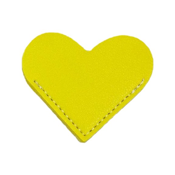 Washranp Faux Leather Heart Bookmark,Texture Wear Resistant Handmade Bookmark Reading for Women Bookworm Present Book Lovers