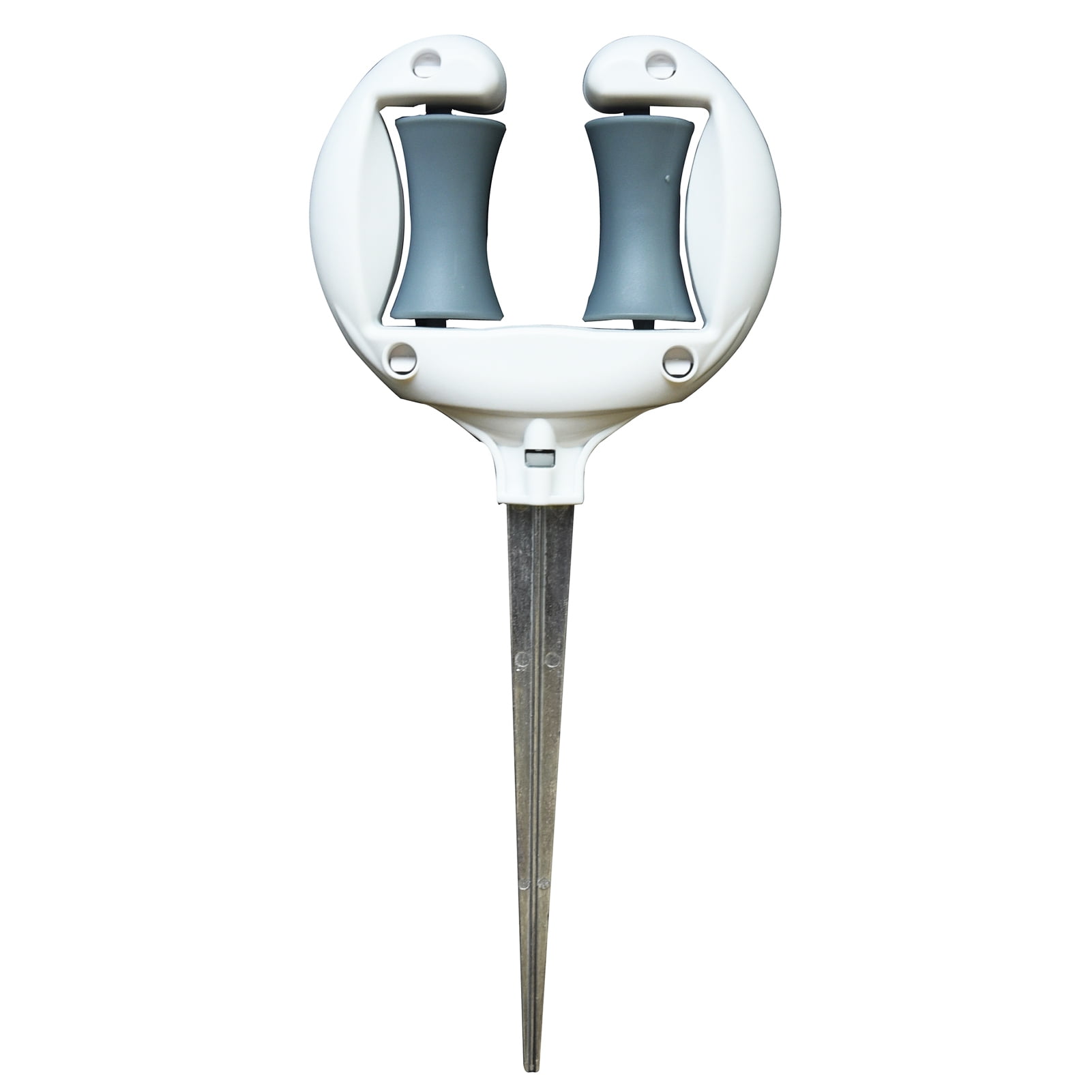 Washranp Garden Hose Guide Spike,Smooth Roller Mechanism Allows Garden