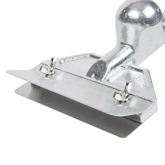 Washranp Grill Scrapers Blade with Baffle,Metal Edge Sharper Blades Heavy Duty Rust Grill Blades Outdoor BBQ Cleaning Tools