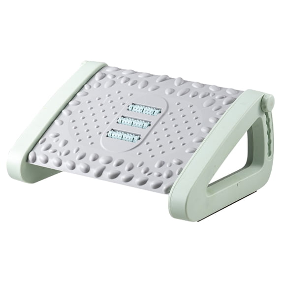 Washranp Height Adjustable Footrest with Massage Surface Under Desk,Ergonomic Comfort Relieve Pressure Foot Stool