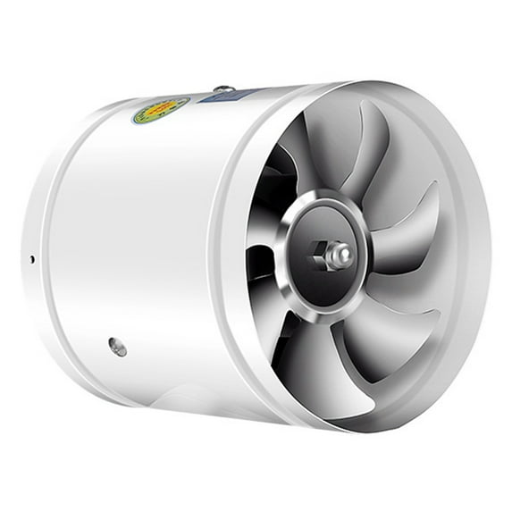 Washranp Inline Duct Fan Two-way Exhaust Ventilation Fan with Low Noise Thickened Blades Strong Wind Ventilation for Basements Bathrooms Kitchens