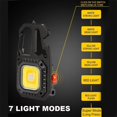thumbnail image 1 of Washranp Keychain Flashlights,3-in-1 Portable Waterproof Super Bright Mini LED Lights Flashlight with Wrench Camping Supplies, 1 of 7