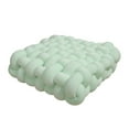 thumbnail image 1 of Washranp Knot Throw Pillow,Solid Color Spandex Handmade Woven Square Plush Chair Cushion PP Cotton Stuffed for Living Room Sofa Decor, 1 of 3
