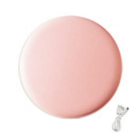 Washranp LED Travel Makeup Mirror,USB Rechargeable 10X MagnificationCompact Mirror with Light Small Pocket Folding Mirror for Women Girls