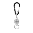 thumbnail image 1 of Washranp Magnetic Clip Fly Fishing Net Release Holder Retractor, Heavy Duty Retractable Safety Fishing Tool Ropes Steel Wire Coiled Lanyard Carabiner, 1 of 7