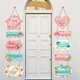 thumbnail image 1 of Washranp Mother's Day Front Door Sign Flower Print Couplets Gratitude Mother Wall Hanging Home Decoration, 1 of 5