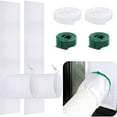 thumbnail image 1 of Washranp Portable AC Window Seal Kit,Waterproof Easy to Install Adjustable Full Sealing Hose Window Vent Kit, 1 of 7