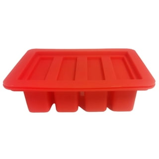 Butter Mold Food Grade Silicone Butter Stick Molds 4 Cavities Container for  Butter Stick Soap Bar Energy Bar Muffin 