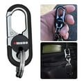 thumbnail image 1 of Washranp Stainless Steel Carabiner Keychains,Heavy Duty Zinc Alloy Anti-Loss Key Chain Clips and Rings for Men Women, 1 of 4