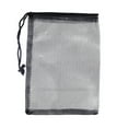 thumbnail image 1 of Washranp Storage Mesh Bag,Black Large Capacity Heavy Duty Drawstring Gym Nylon Mesh Bag with Cord Lock Closure Collecting Toys Travel, 1 of 8