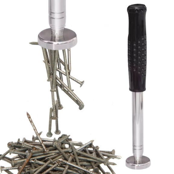 Washranp Telescoping Magnetic Sweeper Pickup Tool,Handheld Screws Parts Finder with 35LB Pull Capacity Strong Magnet Pick up Nails Metal Parts