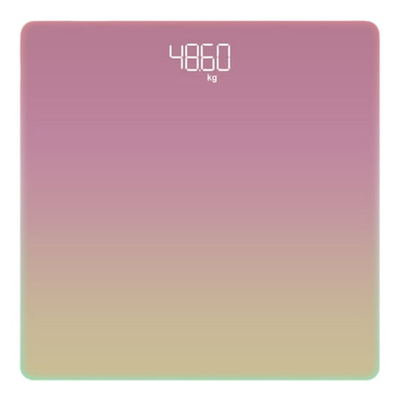 Washranp Weight Scale with LED Digital Display,Ultra Slim Design Tempered Glass Panel and Non-slip Base Weight Loss Monitor with Step-On