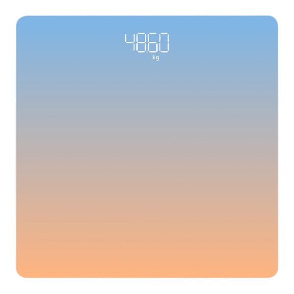 Washranp Weight Scale with LED Digital Display,Ultra Slim Design Tempered Glass Panel and Non-slip Base Weight Loss Monitor with Step-On