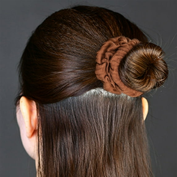 Washranp Women Cotton Hair Scrunchies,Elastic Non-slip High Flexibility Anti-break Hair Ties No Crease Ponytail Holder Hair Bands