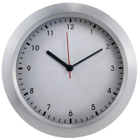 Washroom Kitchen Clock Clock Waterproof Bathroom Clock LCD Digital Display Clock Detector No Punching Clock Black