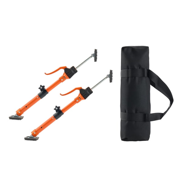 Washure 2 Pack Short Cabinet Support Pole, 15.75-23.6 Inch Telescopic Rod, 220 LBS Capacity Adjustable Installation Support Jack