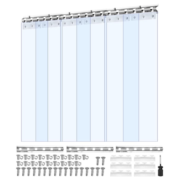 Washure Thickened Waterproof Plastic Strip Door Sheet