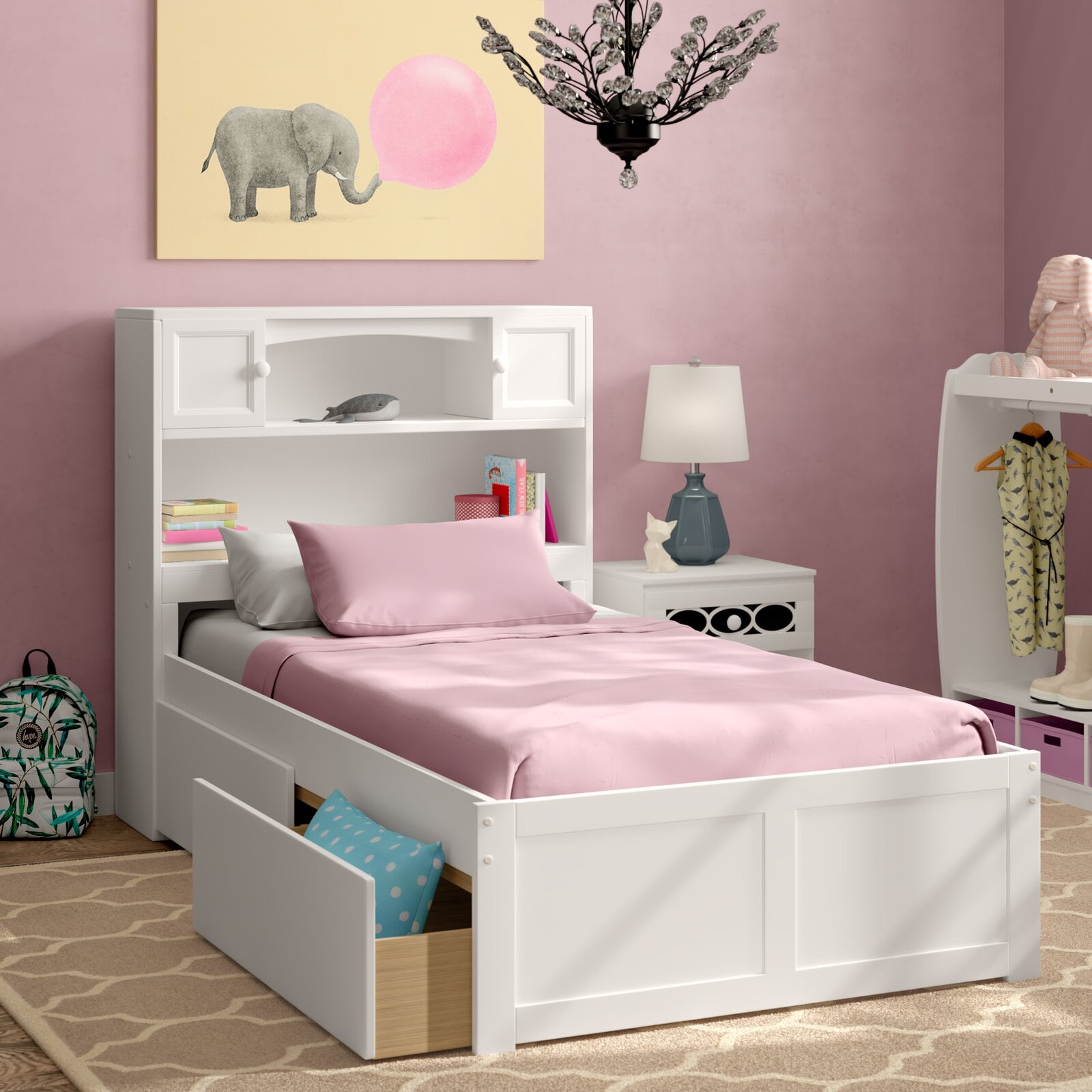 Wasilewski Mate s Captain s Bed with Bookcase