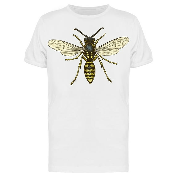 Wasp Drawing Colorful Sketch Tee Men's -Image by Shutterstock
