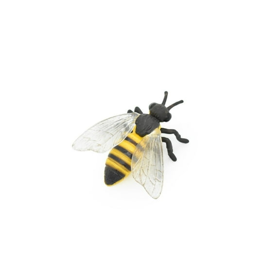 Wasp Toy, Bee, Very Realistic Rubber Figure, Model, Educational, Animal, Hand Painted Figurines, 3" CH043 BB76