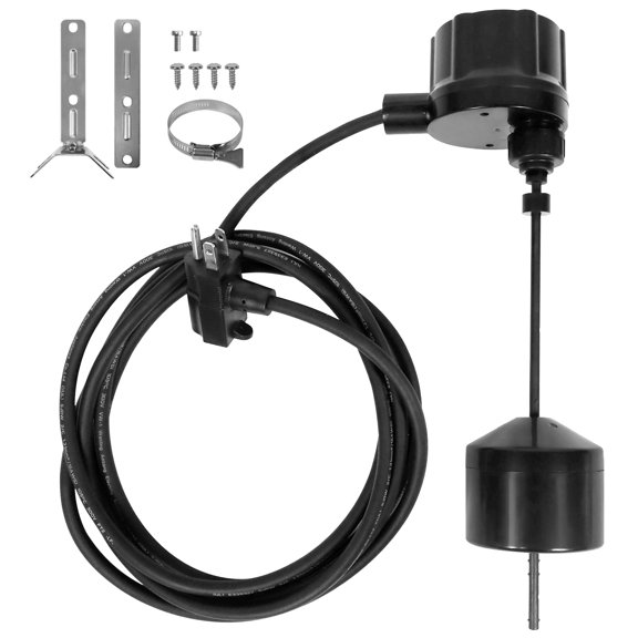 Wassermann Vertical Float Switch with 10FT Cable, AC 115V 16Amps