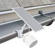Wasserstein 2-in-1 Gutter Mount for Google Nest Cam Battery and Compatible Solar Panel White - Camera and Solar Panel Not Included