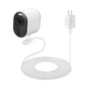 Wasserstein 25ft Weatherproof Outdoor Magnetic Charging Cable w/ Quick Charge Adapter for Arlo Ultra/Ultra 2, Pro 3/Pro 4/Pro 5s 1 Pack, White