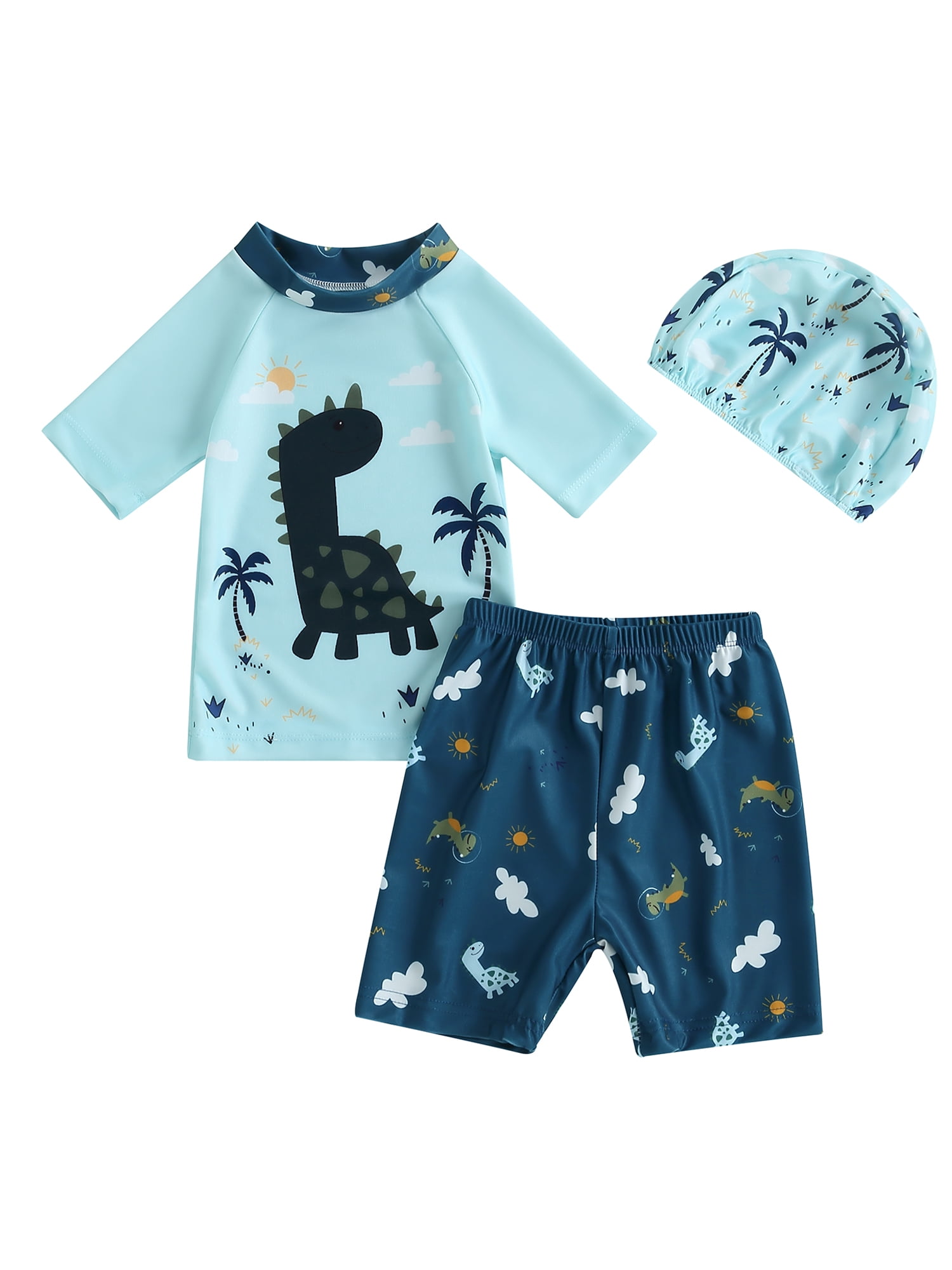 Wassery Baby Boys 2PCS Swimsuit Set 6M 9M 12M 18M 24M 3T Toddle Boys ...