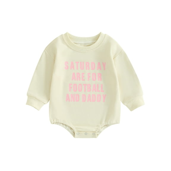 Wassery Baby Boys Girls Romper Clothes Infant Long Sleeve Crewneck Letter Print Bodysuits 3M 6M 12M 18M Newborn Boys Girls Fall Casual Onesie