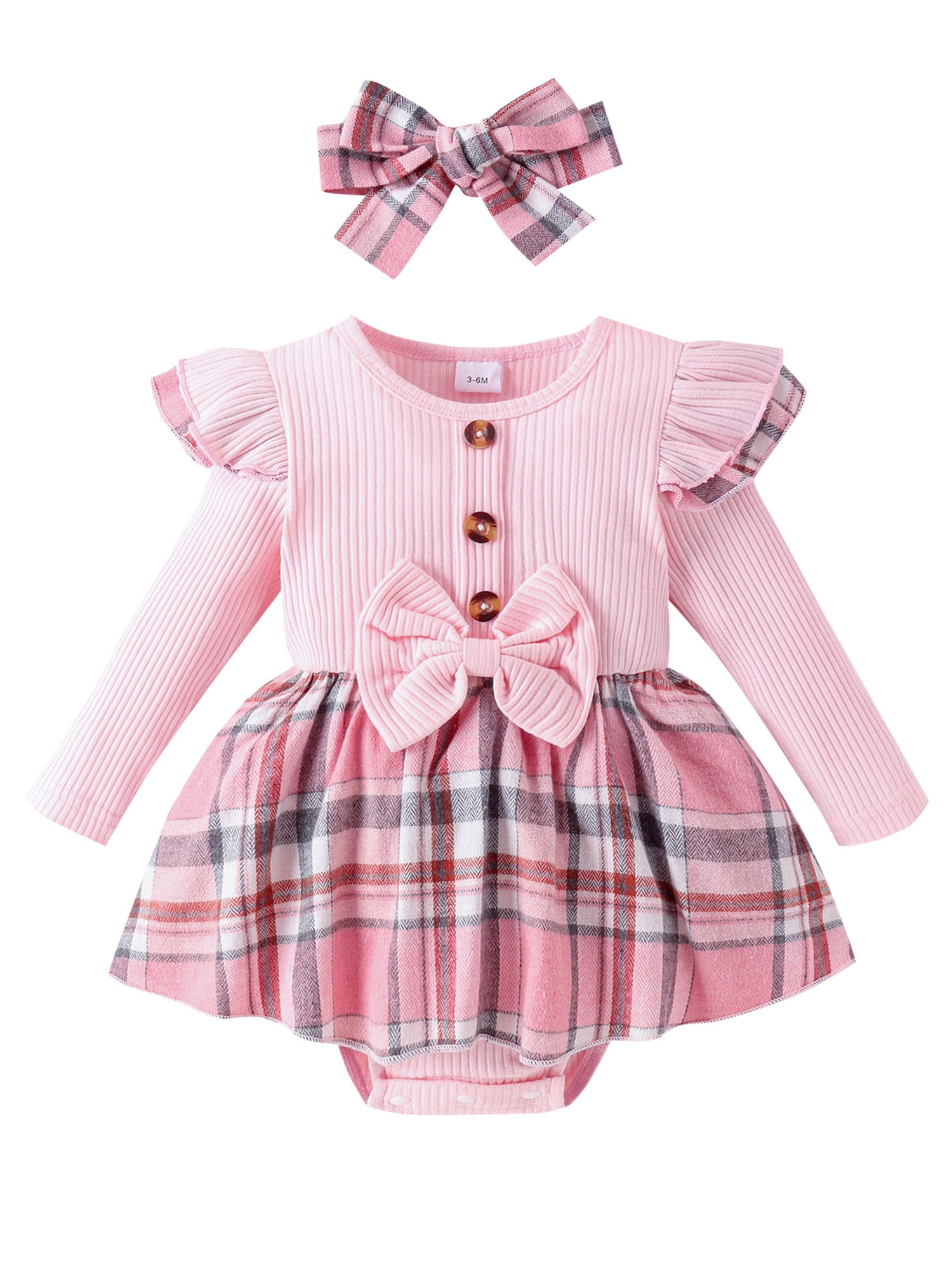 Wassery Baby Girls 2Pcs Autumn Clothes 3 6 12 18 Months Infant Girls