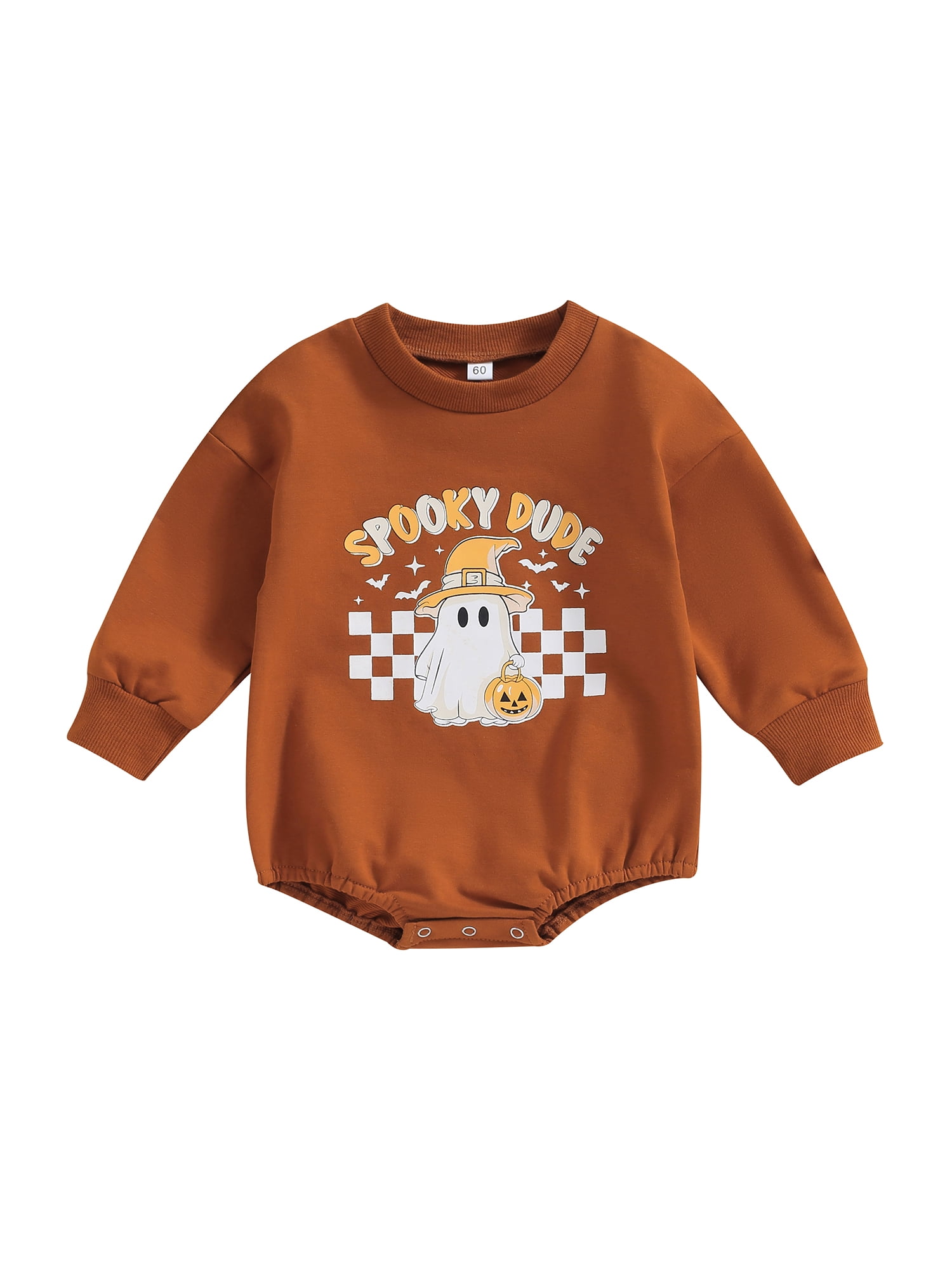 Wassery Baby Girls Boys Halloween Outfit Newborn Sweatshirts Rompers